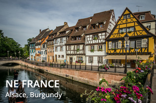 Northeast France - Alsace, Burgundy