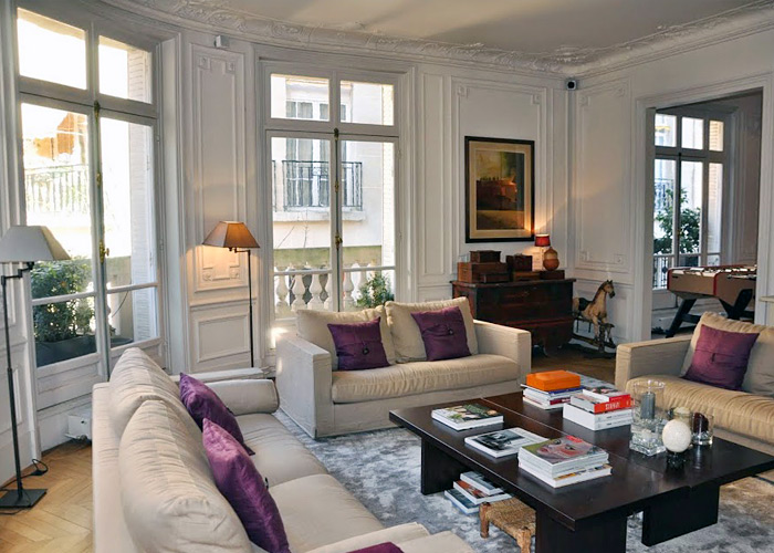 Paris France Flat Living Room